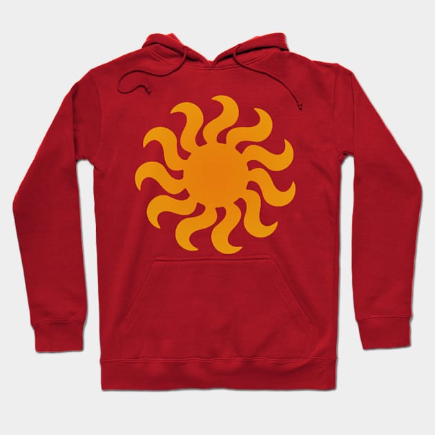 Knitted sun Hoodie by happyantsstudio